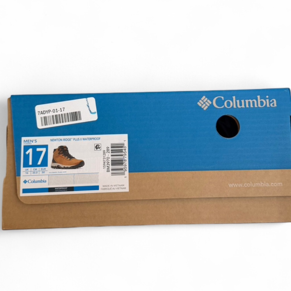 Men’s Columbia Newton Ridge Brown Hiking Boots Size US 17 (NWT) - Picture 9 of 9
